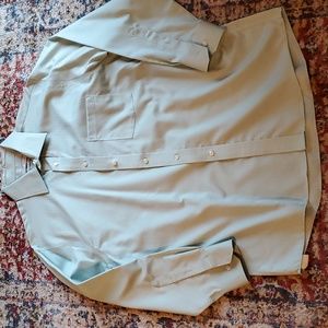 Joseph Abboud light green button down dress shirt Regular fit 15 1/2 32-33